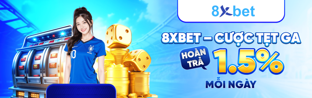 Mức hoàn trả 8xbet 2025 cho từng game