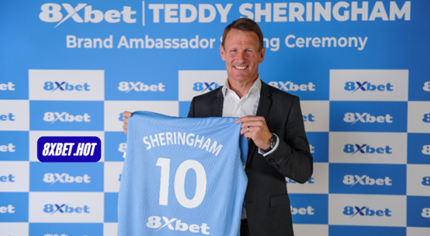 8xbet lựa chọn Teddy Sheringham làm đại sứ thương hiệu vì uy tín và tầm ảnh hưởng toàn cầu